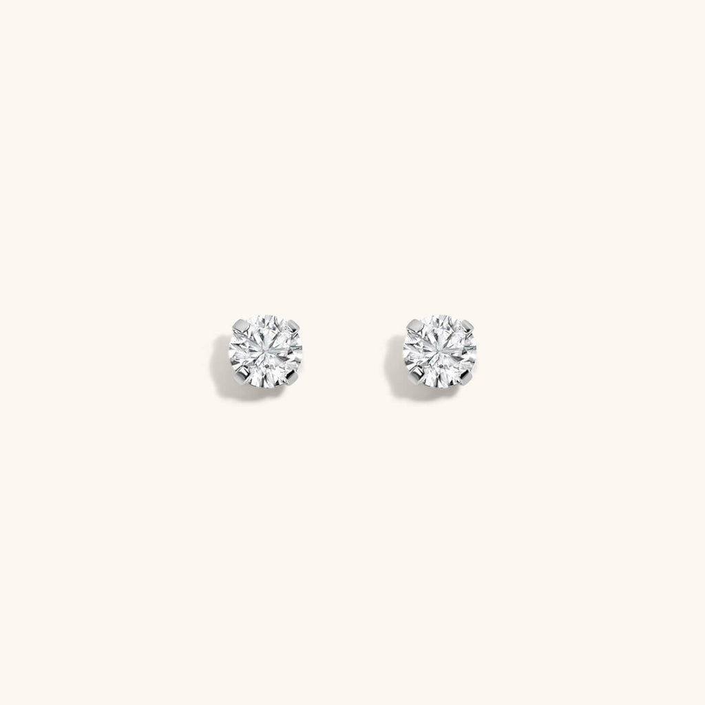 Celestial Crystal Solitaire Studs