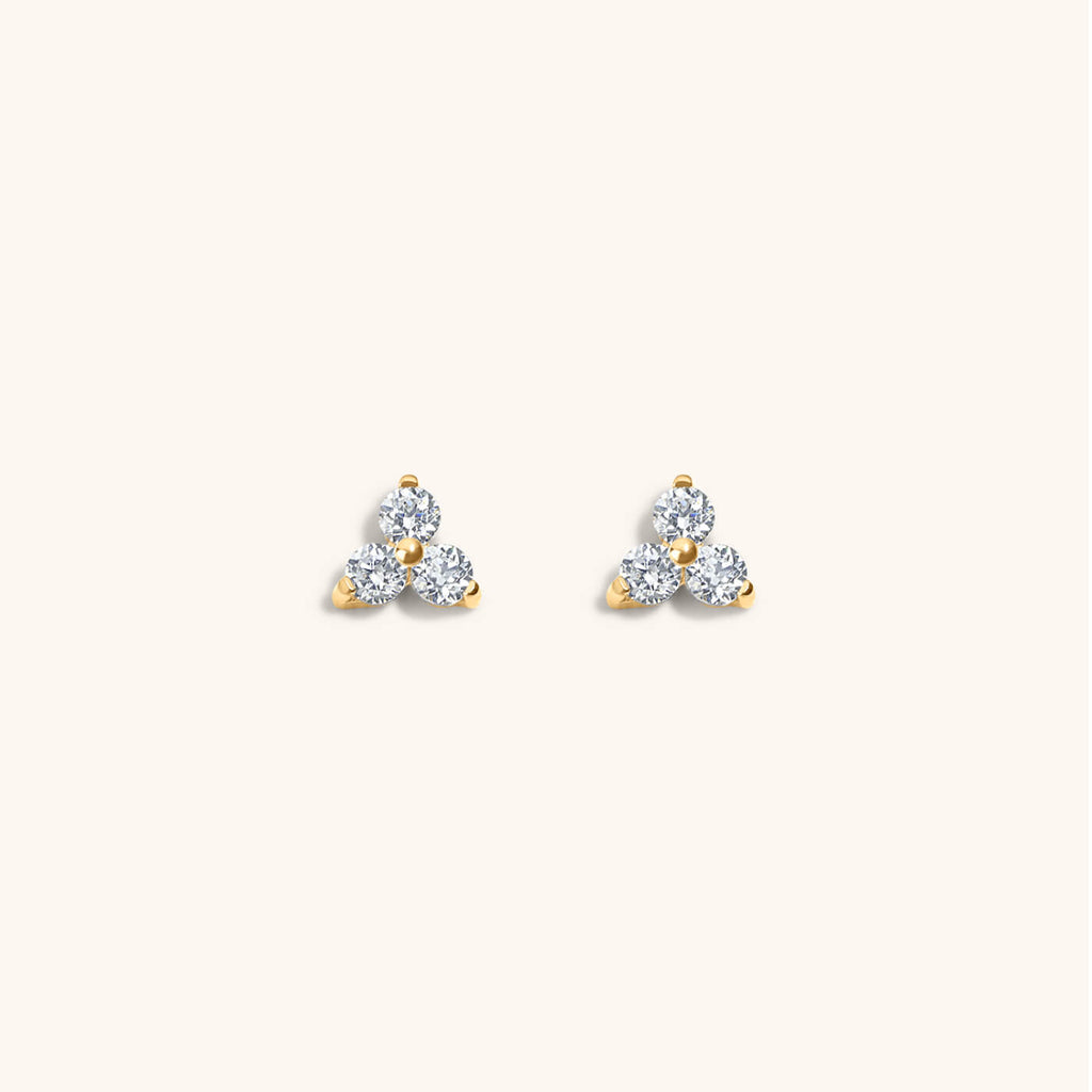 Crystal Trinity Studs