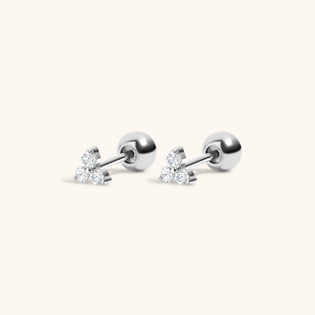 Crystal Trinity Studs