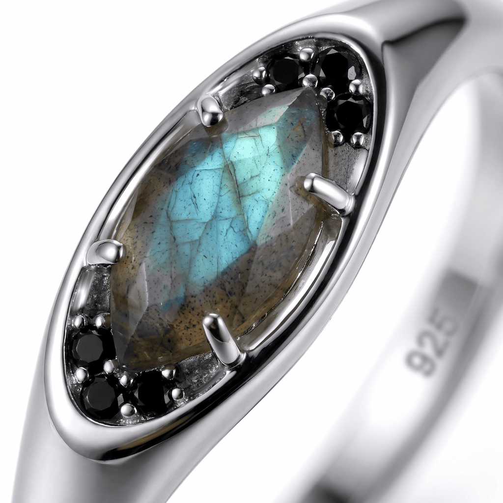 Labradorite Ring - Evil Eye