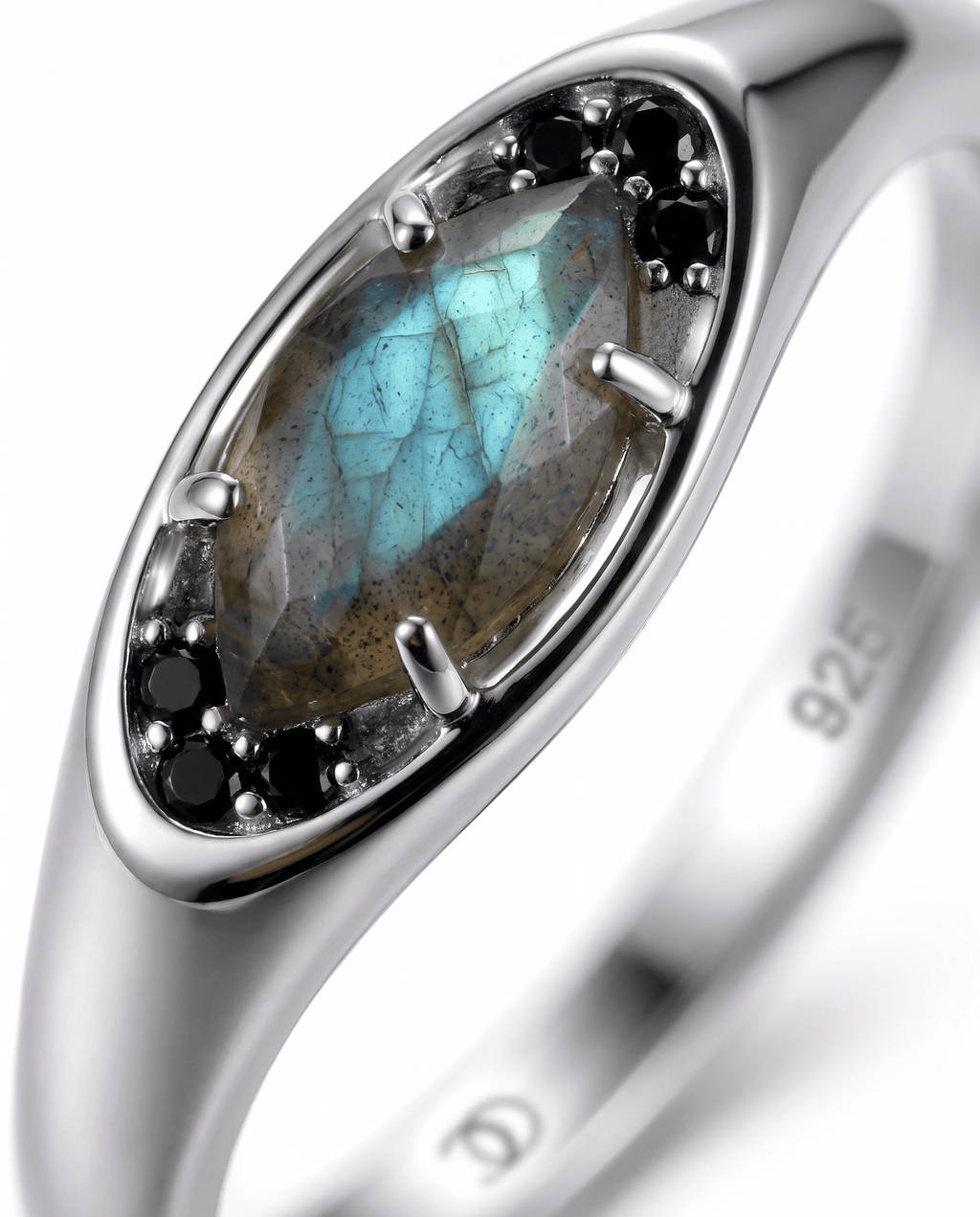 Labradorite Ring - Evil Eye