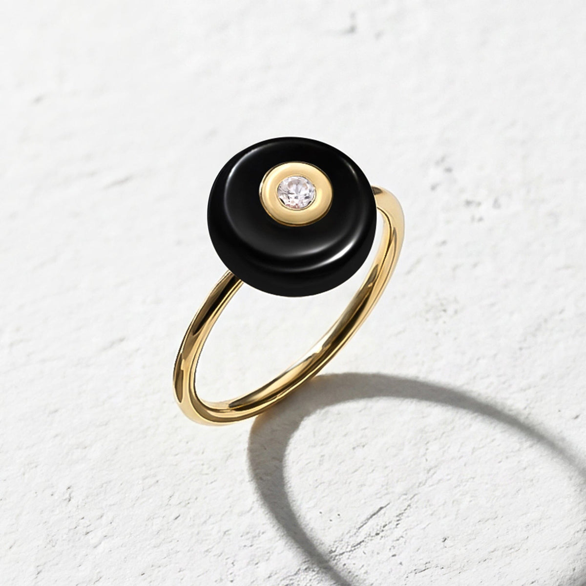 Black Obsidian Fidget Ring - Ora