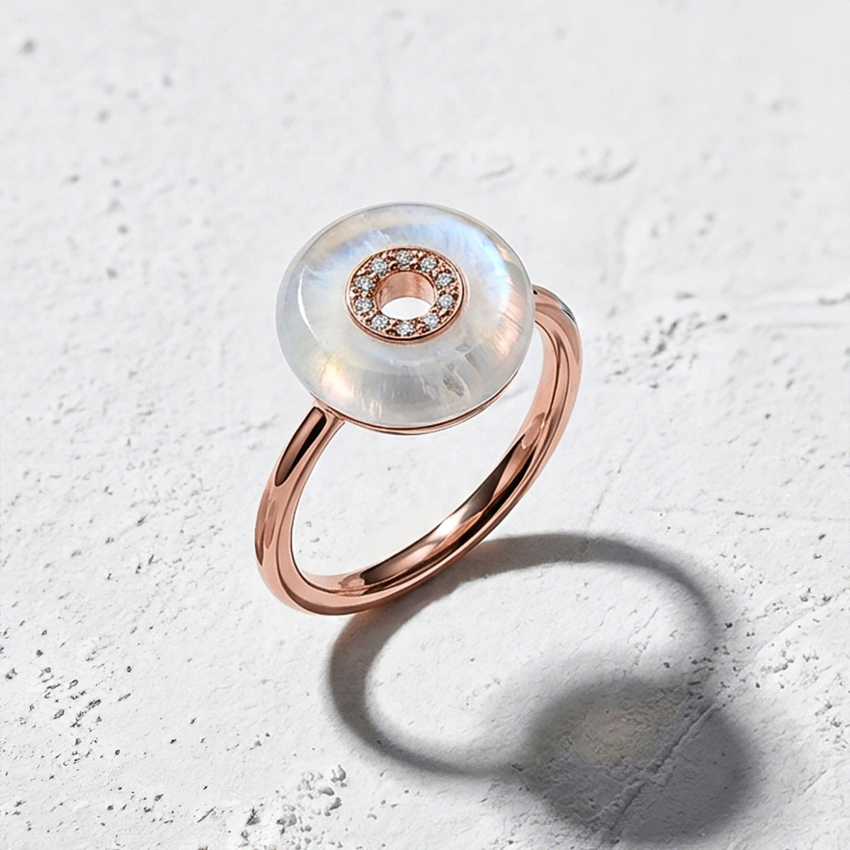 Moonstone Fidget Ring - Liora