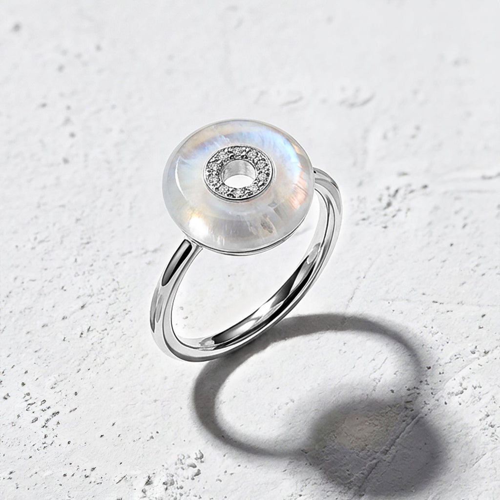 Moonstone Fidget Ring - Liora