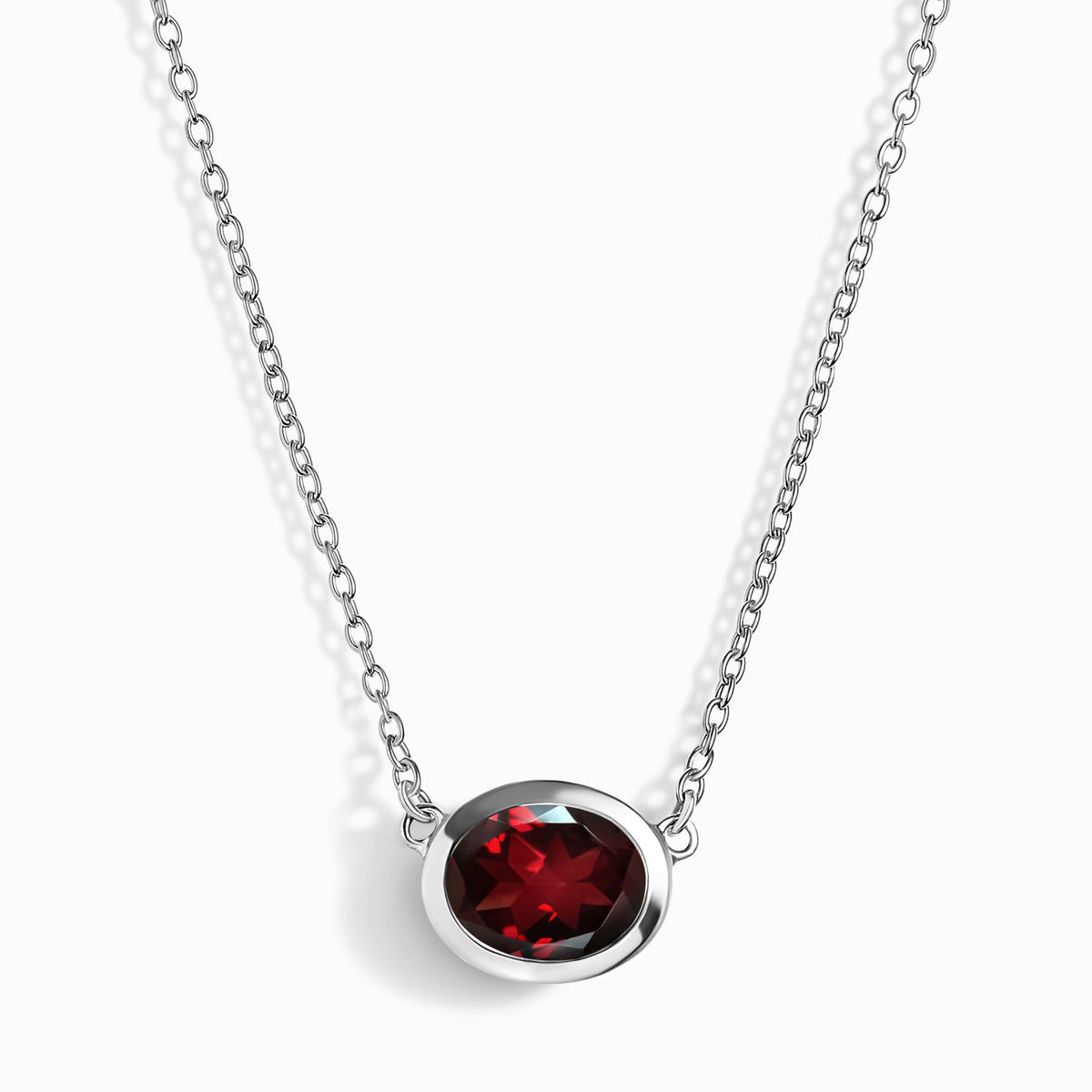 Garnet Necklace - Skin-Touch