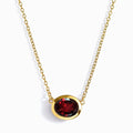 Garnet Necklace - Skin-Touch