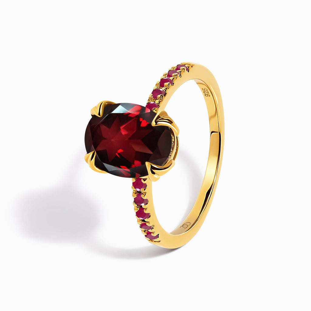 Garnet Ruby Ring - Harlow