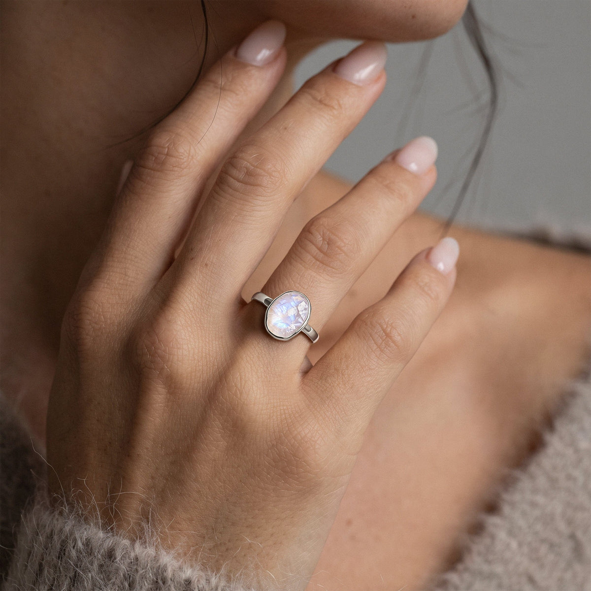 Moonstone Ring - Enfolded