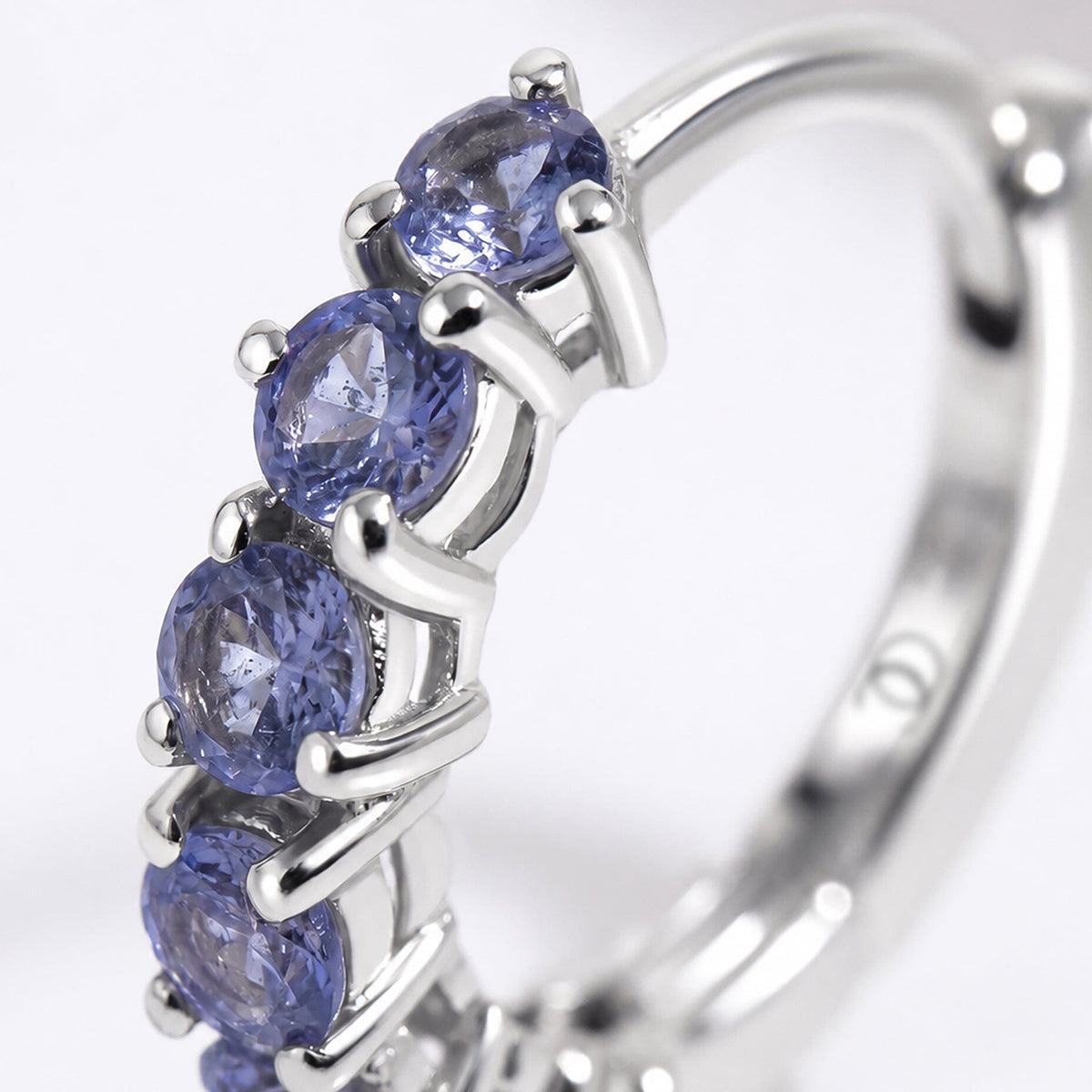 Iolite Earrings - Bonny Hoops - September Birthstone