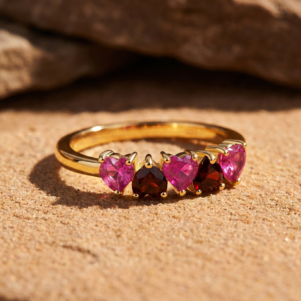Ruby Garnet Ring - Crush