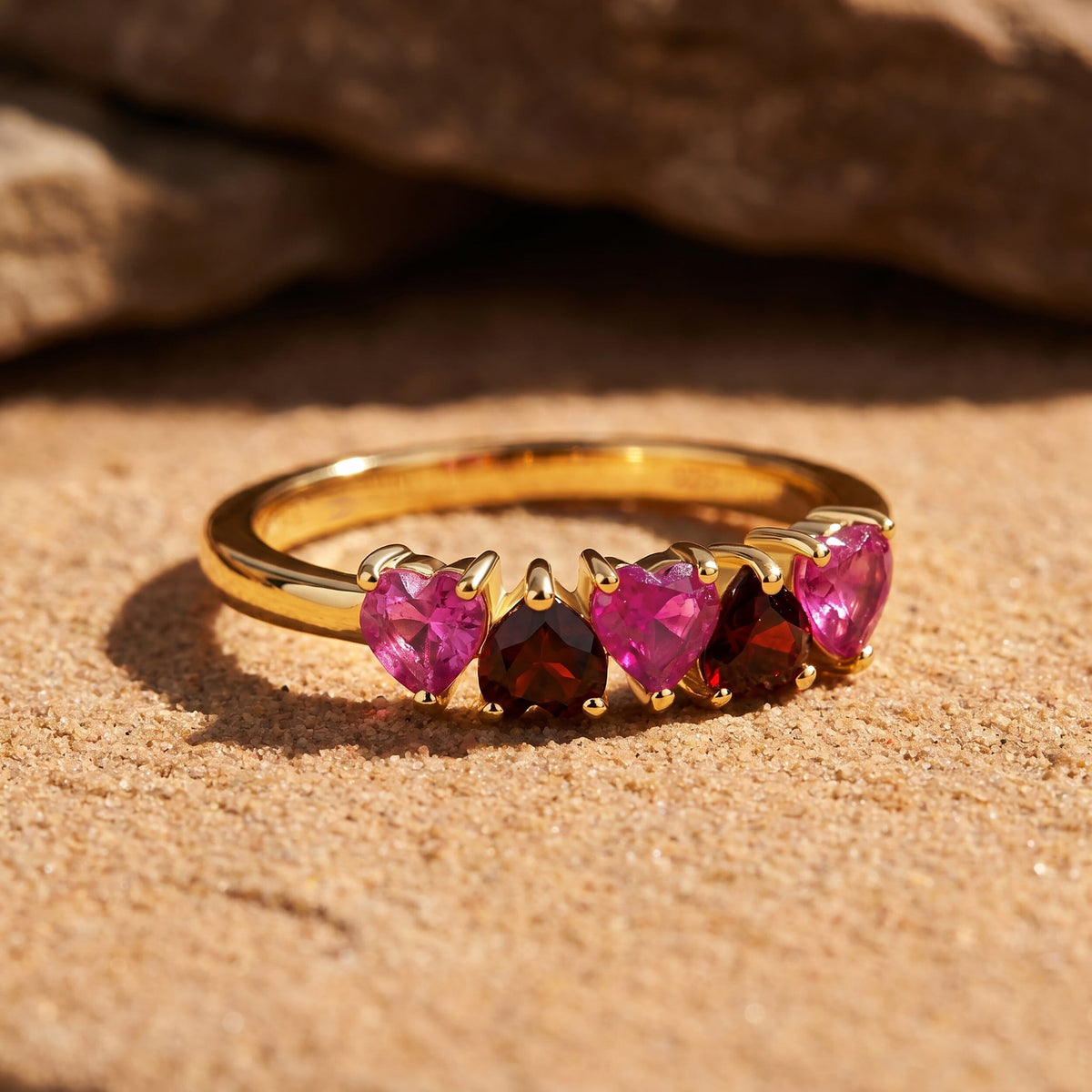 Ruby Garnet Ring - Crush