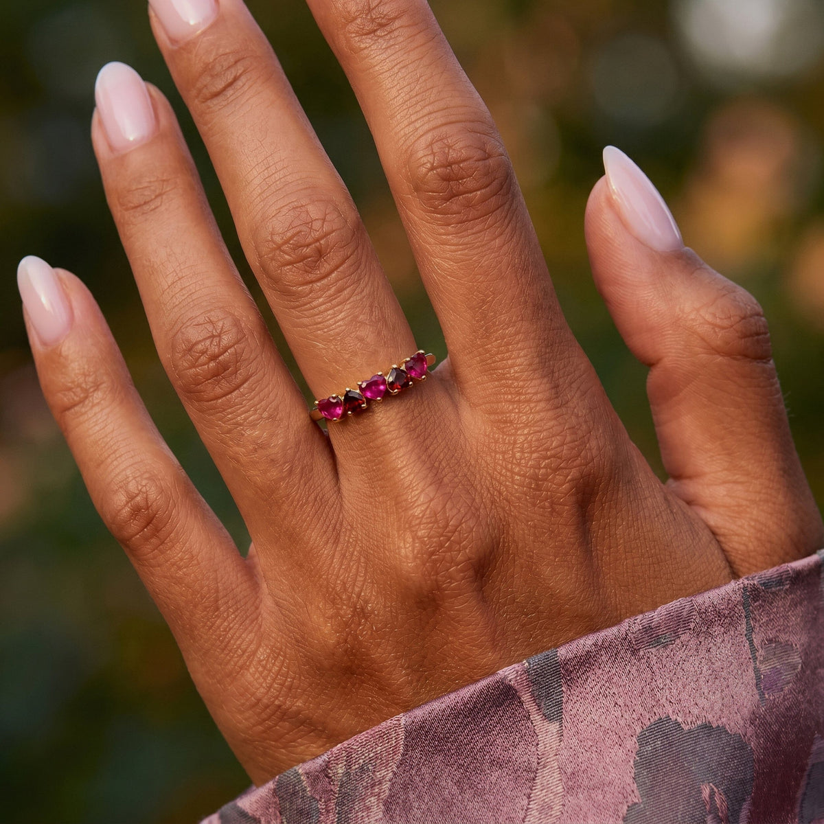 Ruby Garnet Ring - Crush