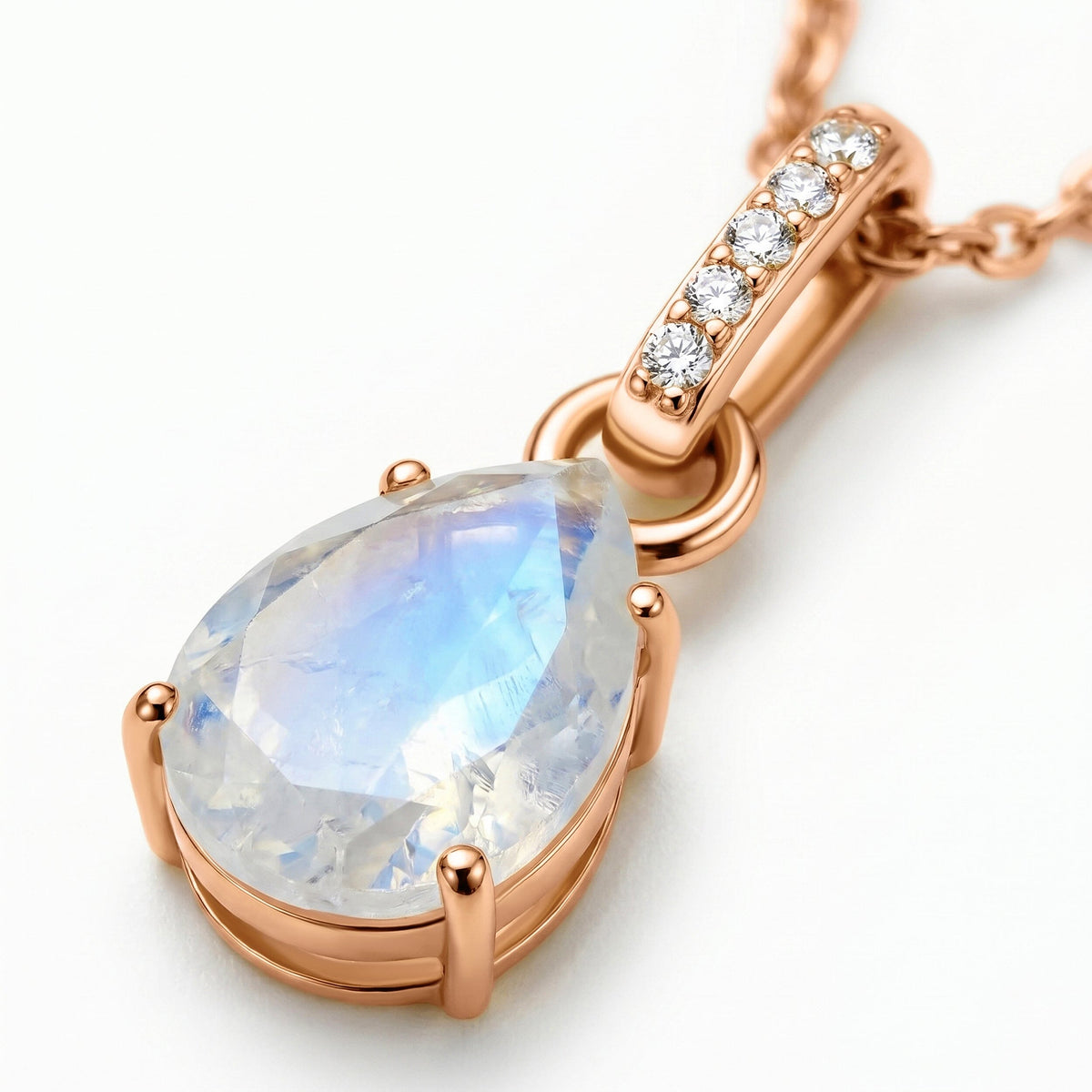 Moonstone Necklace Sway - June Birthstone