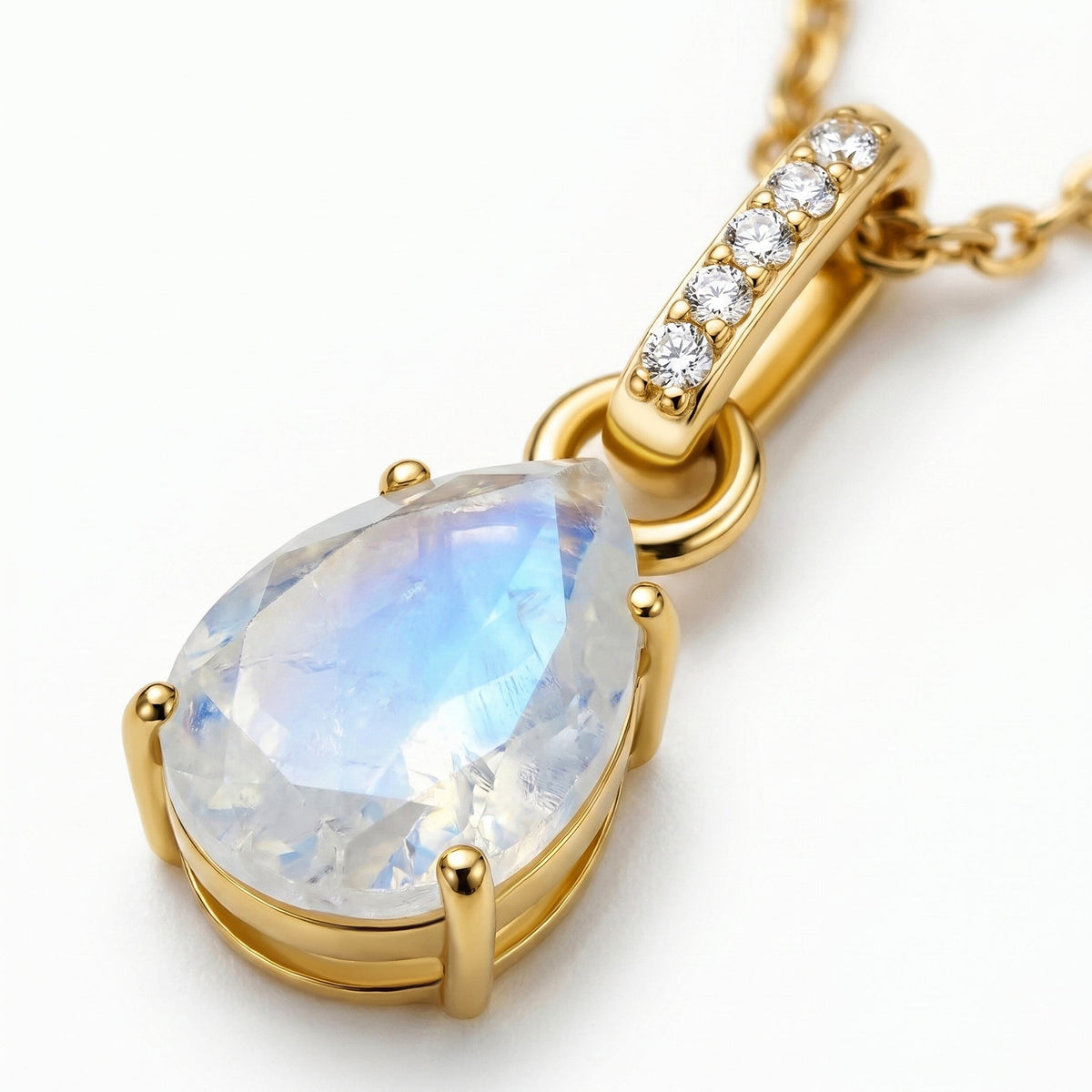 Moonstone Necklace Sway - June Birthstone