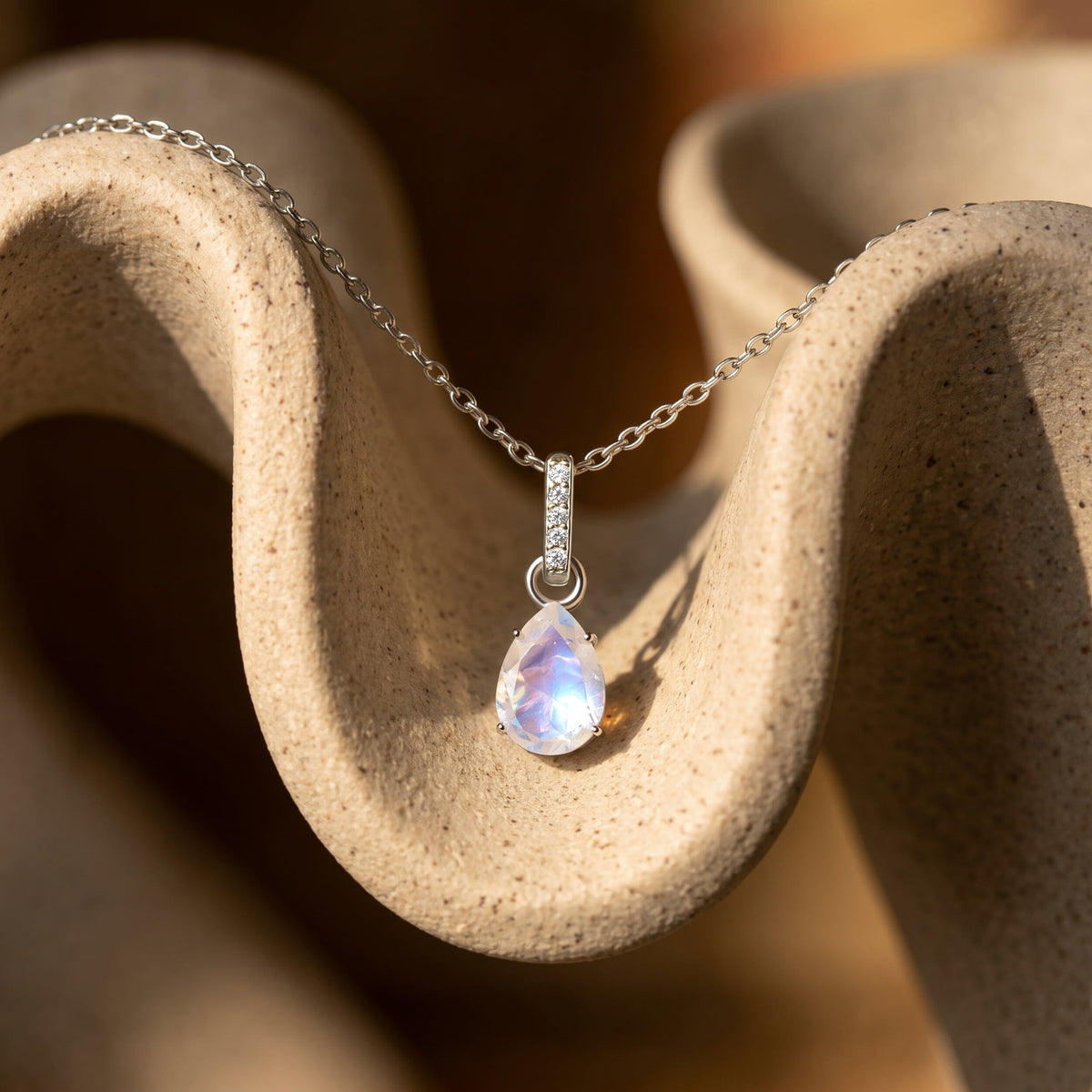 Moonstone Necklace Sway - June Birthstone