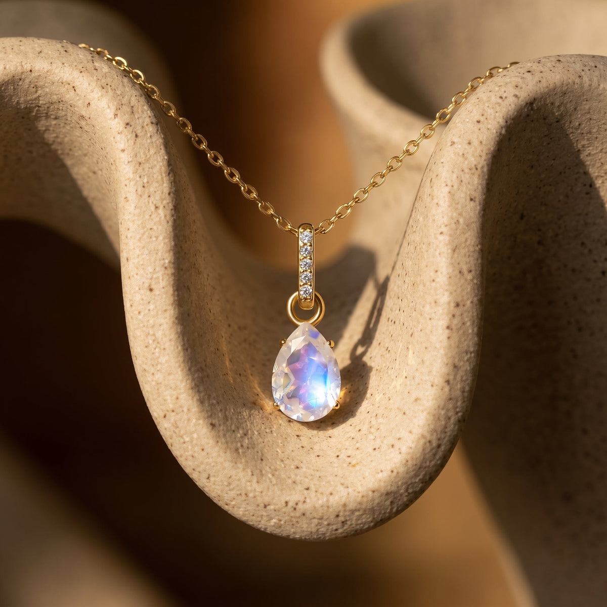Moonstone Necklace Sway - June Birthstone