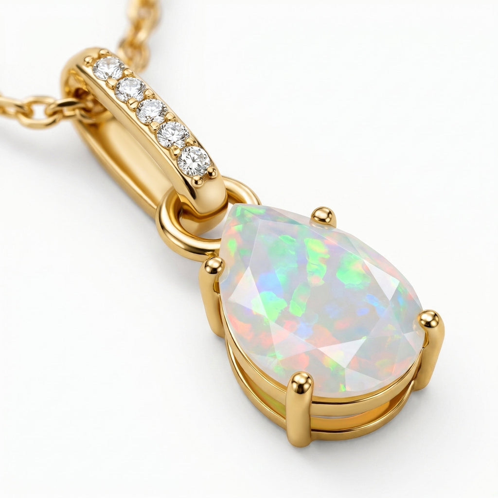Opal Necklace Sway - October Birthstone