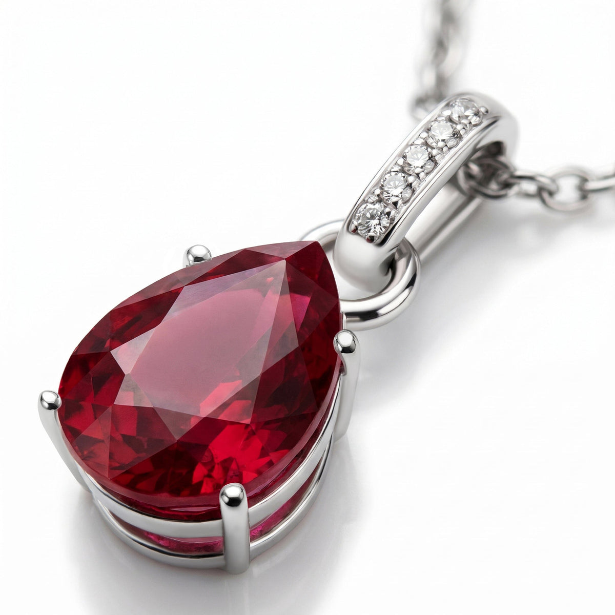 Garnet Necklace Sway - January Birthstone
