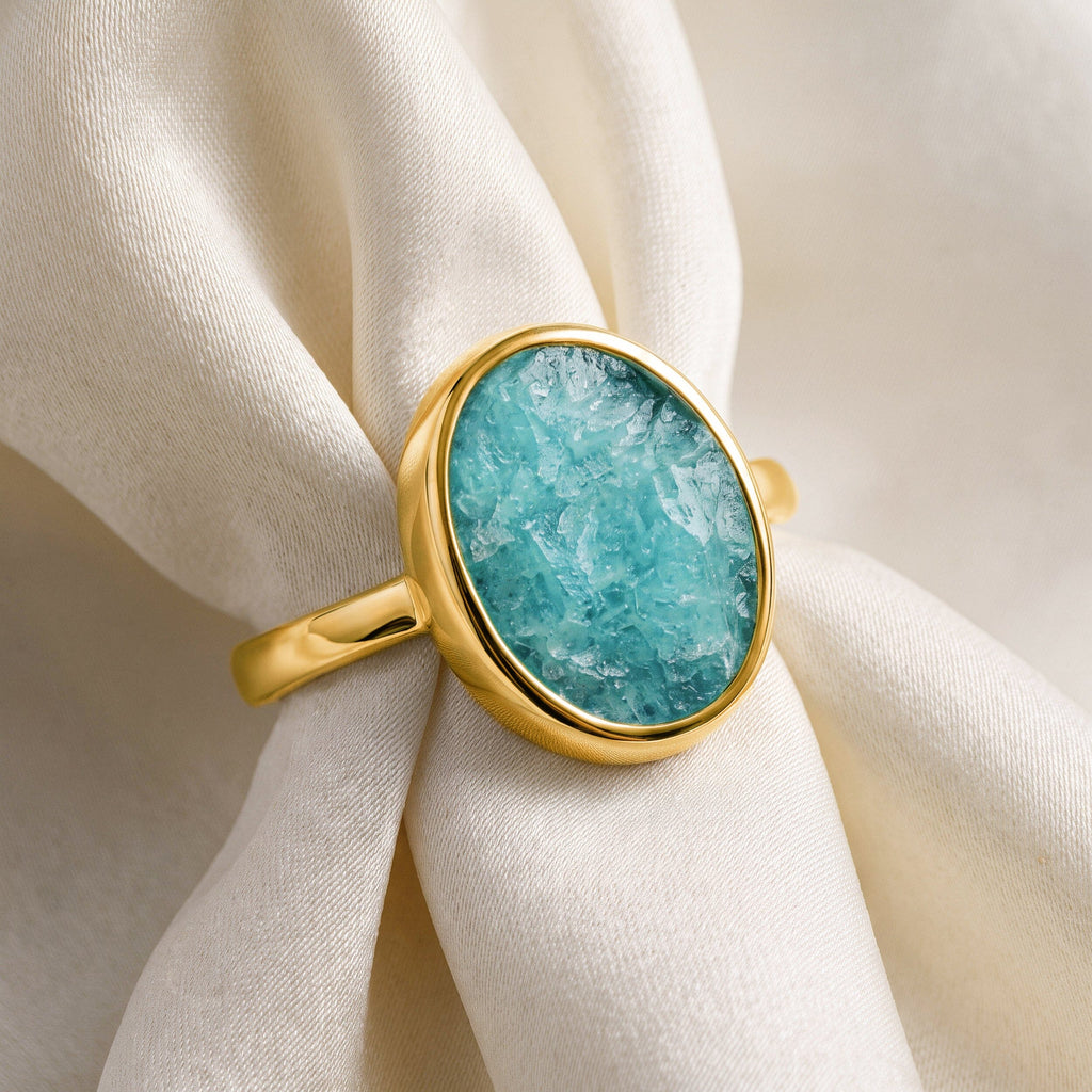 Enfolded Amazonite & Infinite & Waves Rings