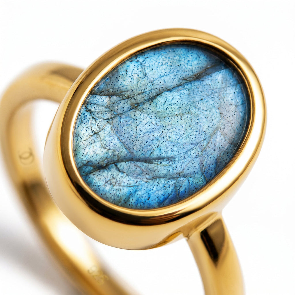 Labradorite Ring - Enfolded