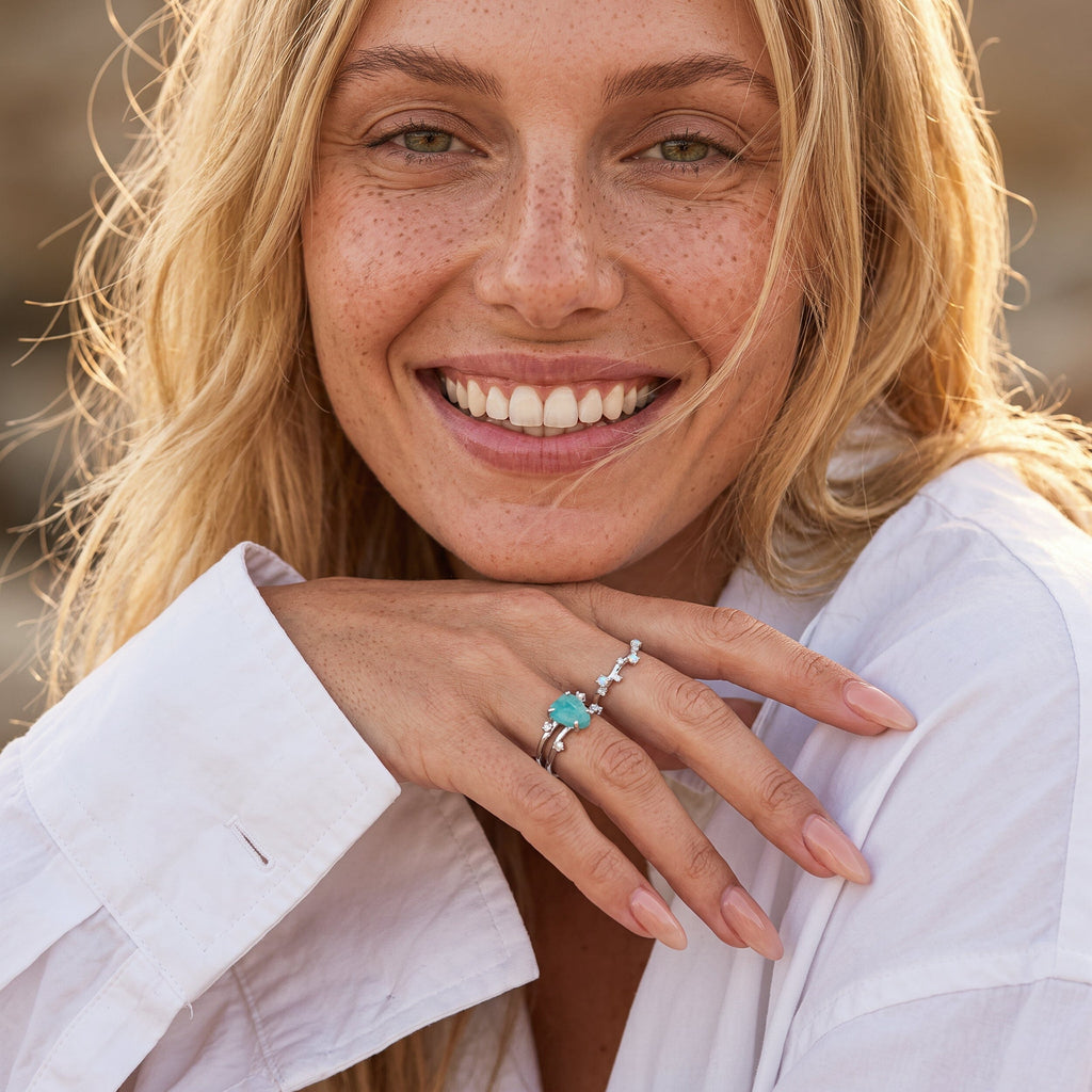 Amazonite Ring - Flow