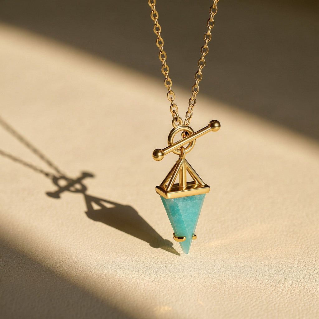 Amazonite Heroine & Herringbone Necklaces