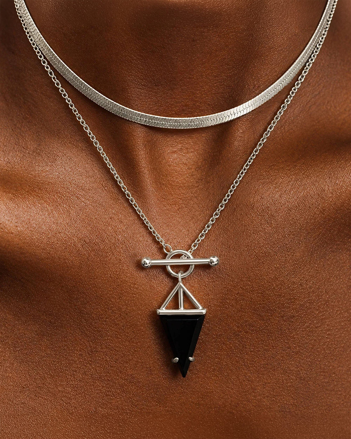 Black Obsidian Necklace - Heroine