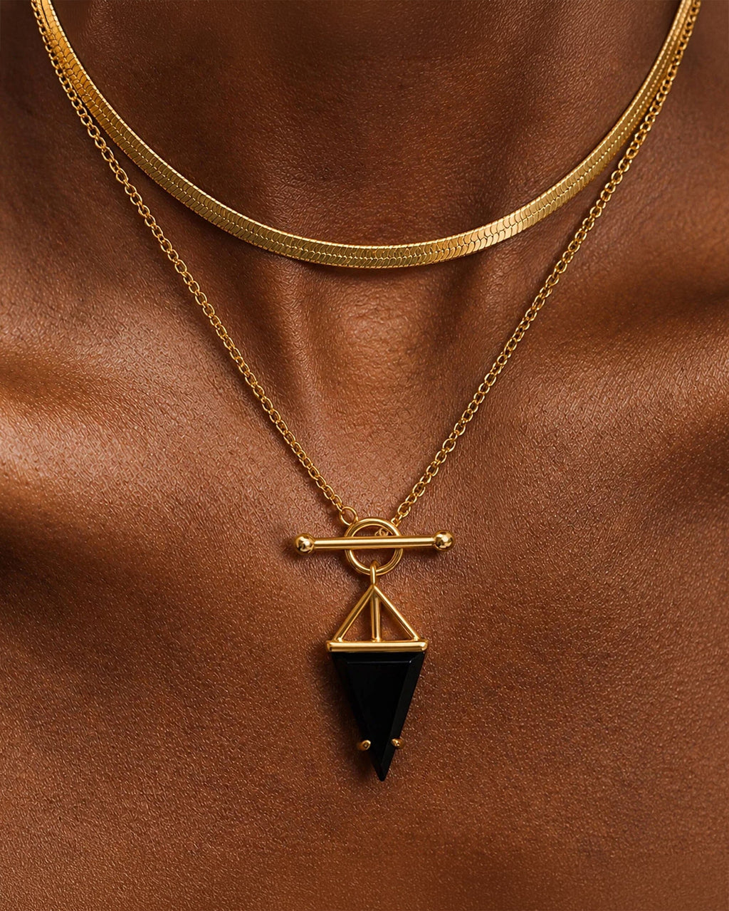 Black Obsidian Necklace - Heroine