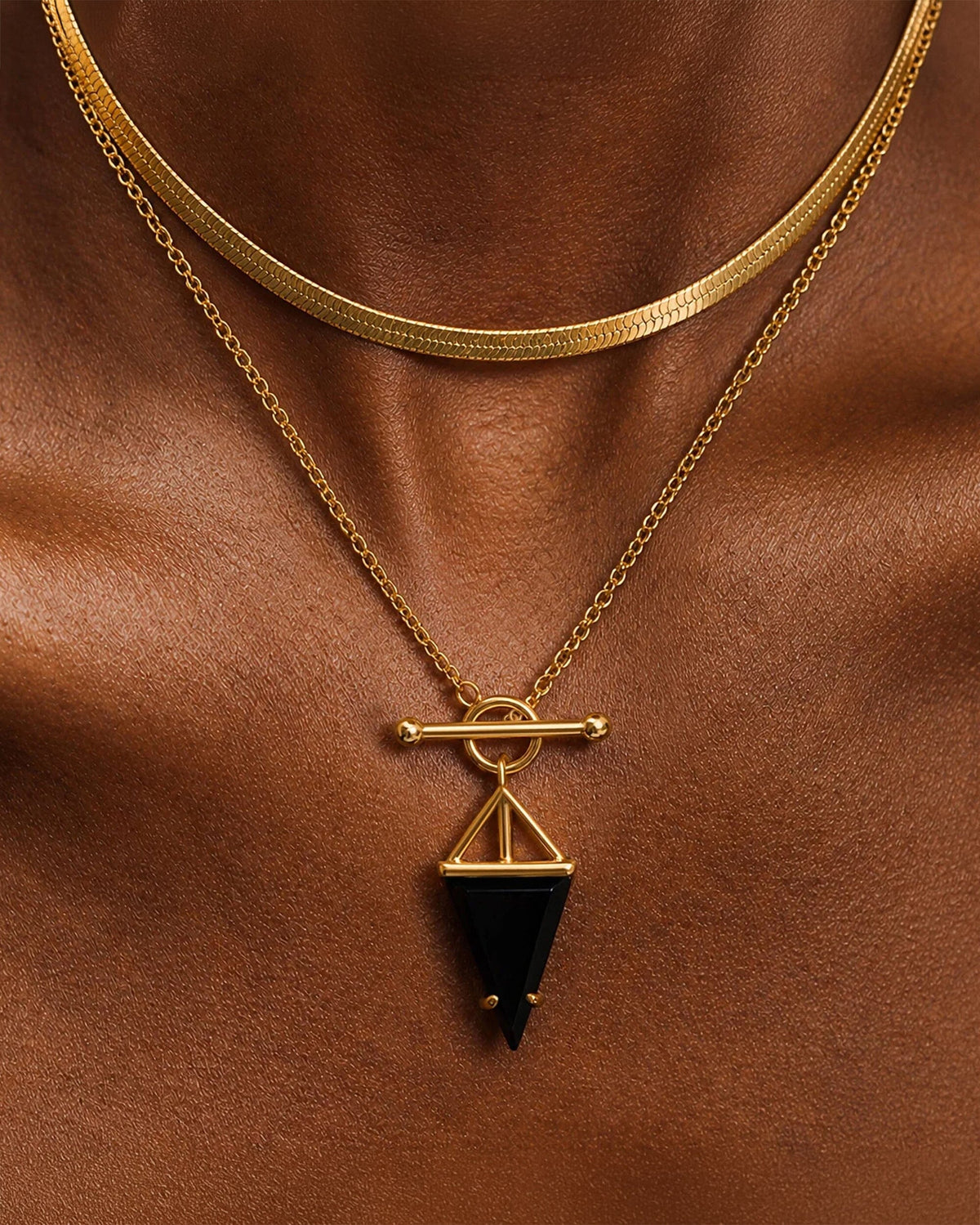 Black Obsidian Necklace - Heroine