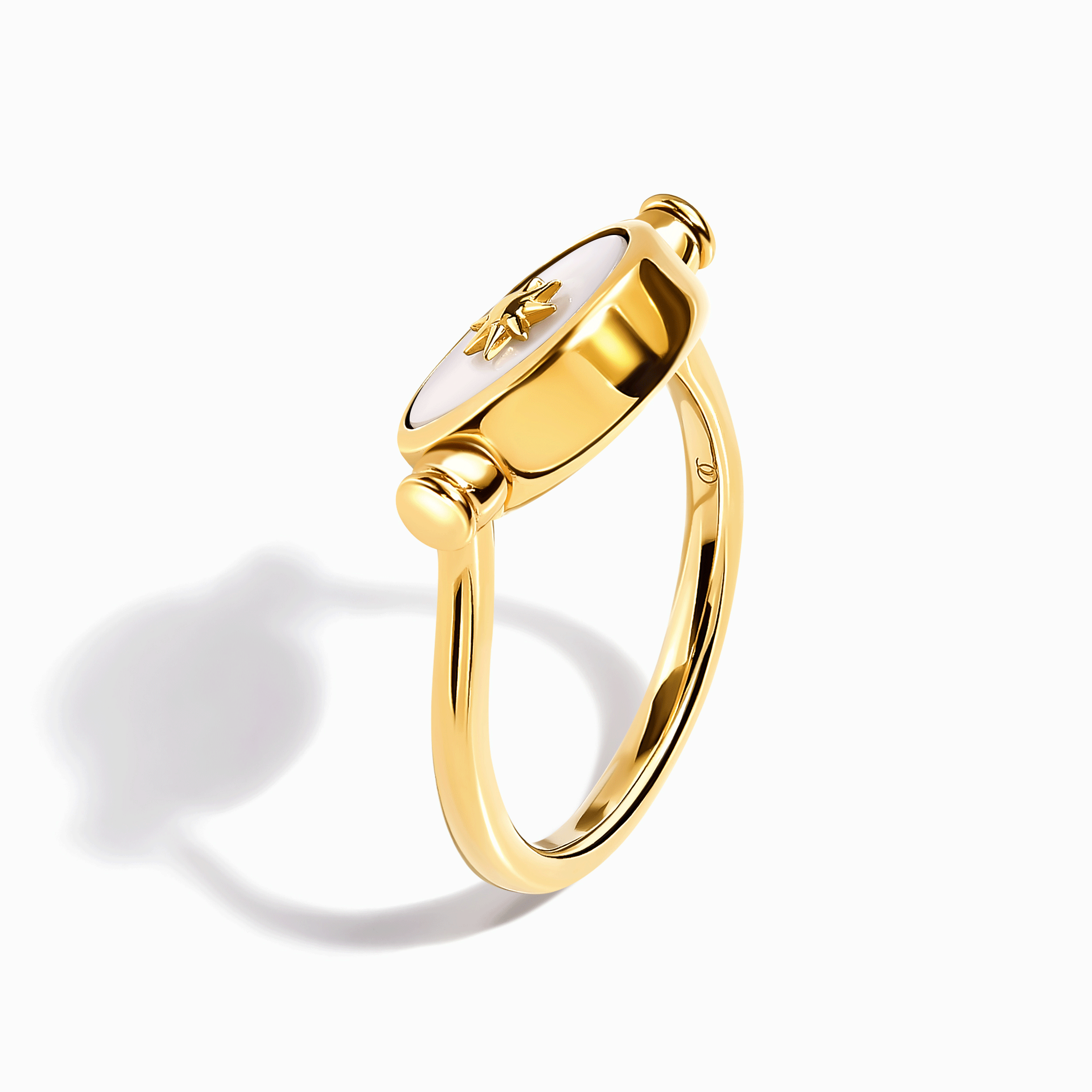Black Onyx Pearl Ring - Night & Day