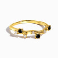 Black Onyx Ring - Stardust Band
