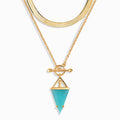 Amazonite Heroine & Herringbone Necklaces