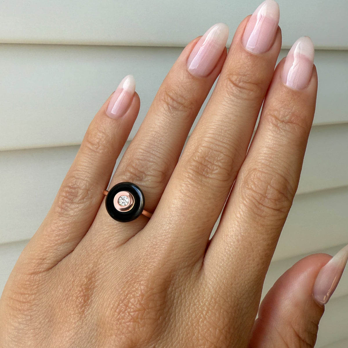 Black Obsidian Fidget Ring - Ora