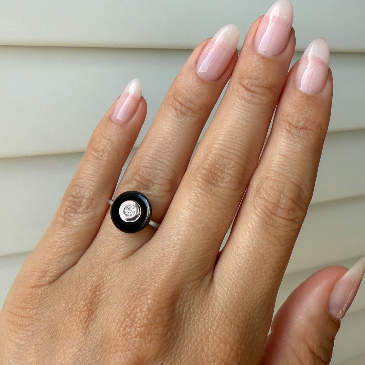 Black Obsidian Fidget Ring - Ora