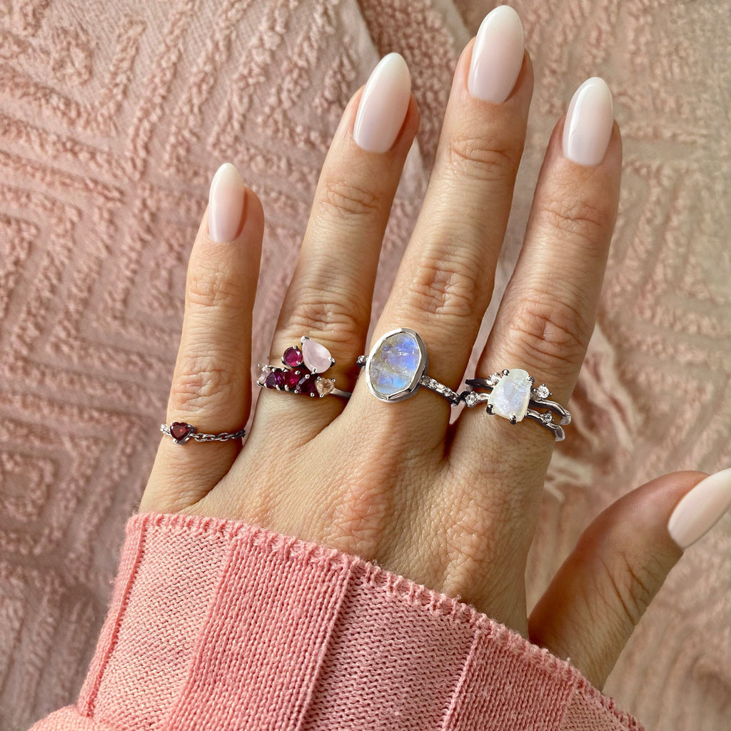 Raw Crystal Ring - Hypnotic