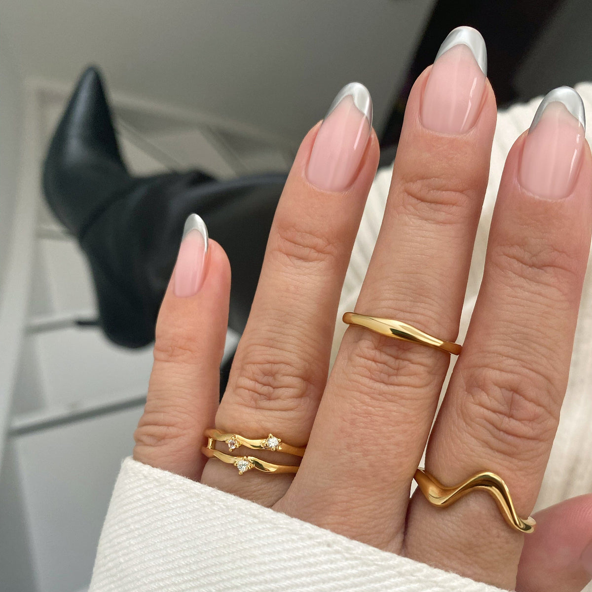 Stackable Ring Band - Lava