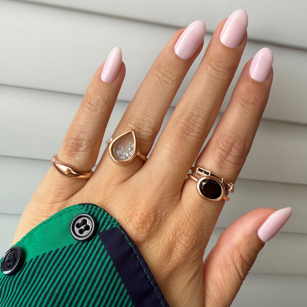 Black Obsidian Ring - Skin-Touch