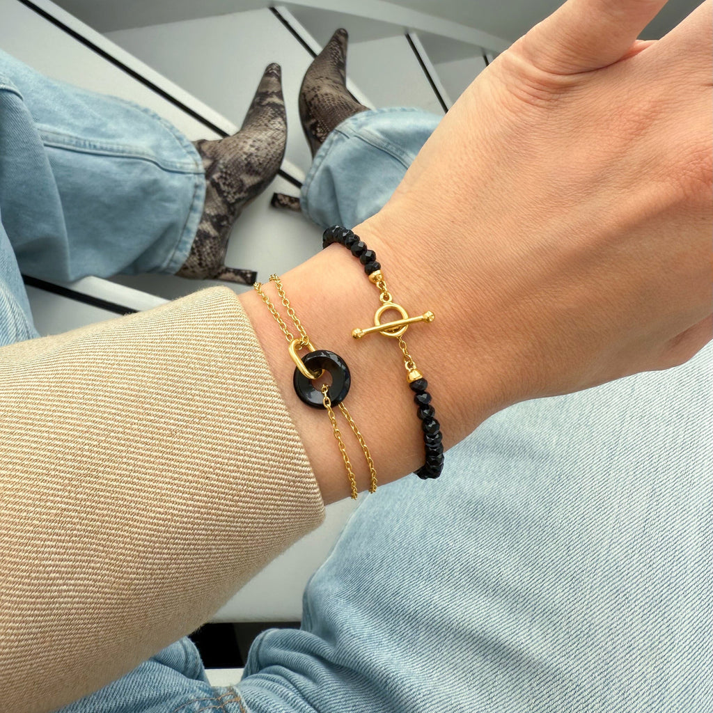 Black Obsidian Bracelet - Vibrations