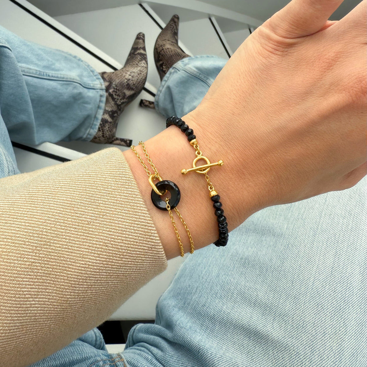 Black Obsidian Bracelet - Vibrations