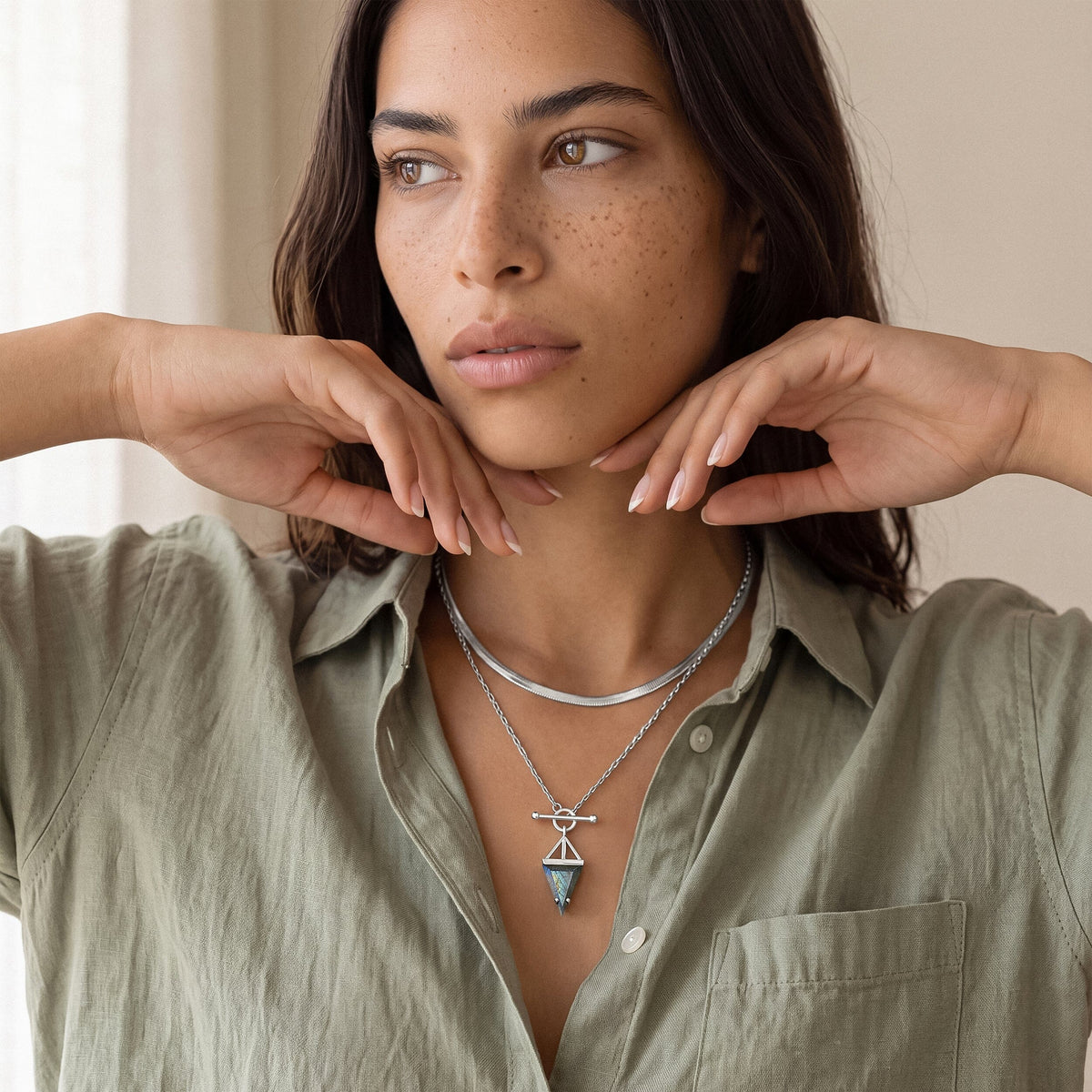 Labradorite Necklace - Heroine