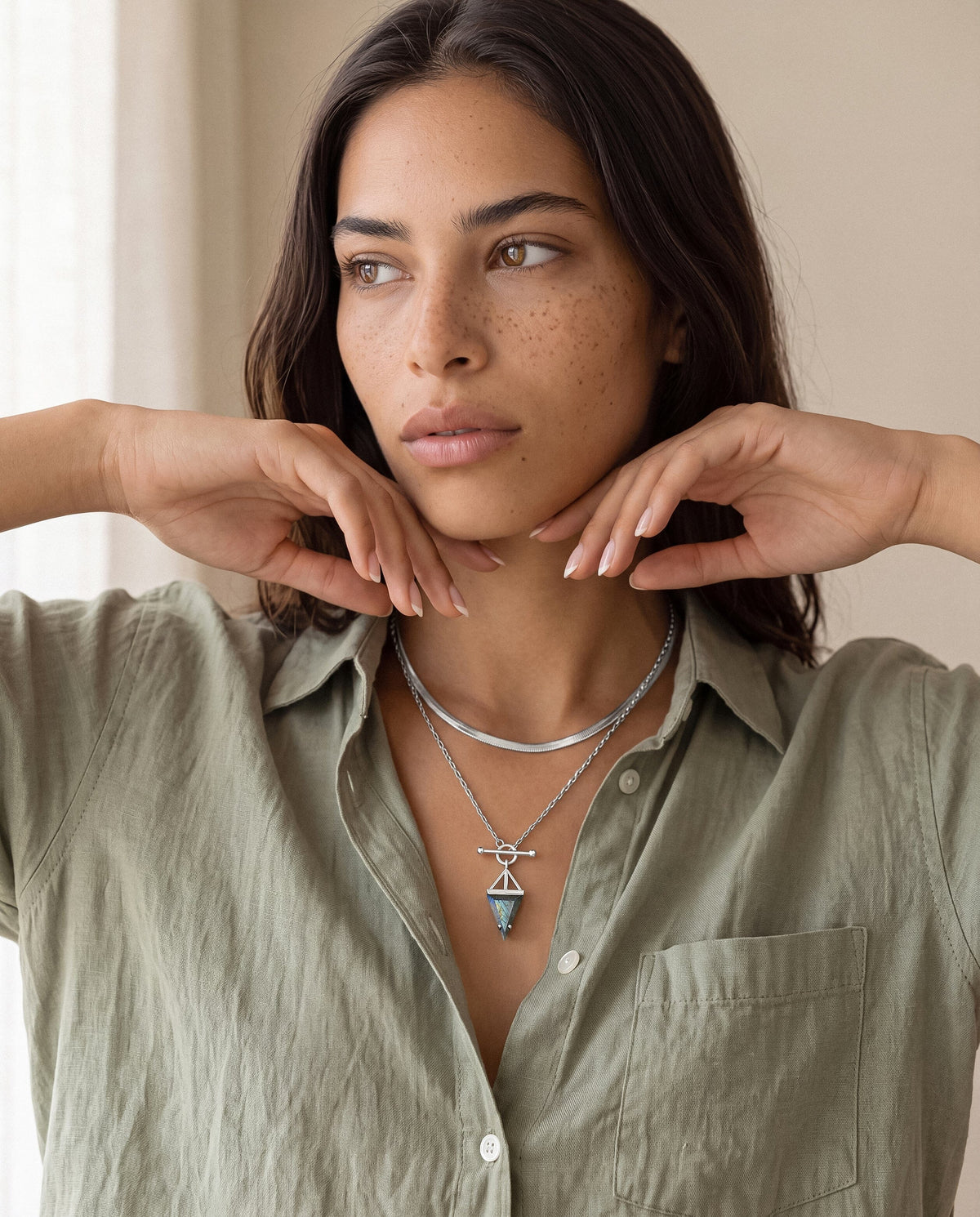 Labradorite Necklace - Heroine