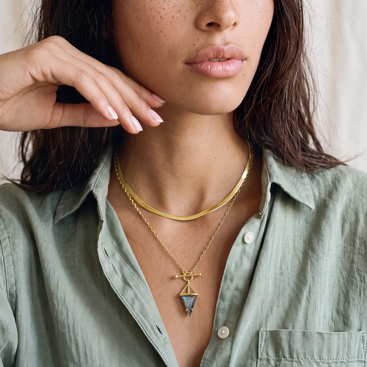 Labradorite Necklace - Heroine