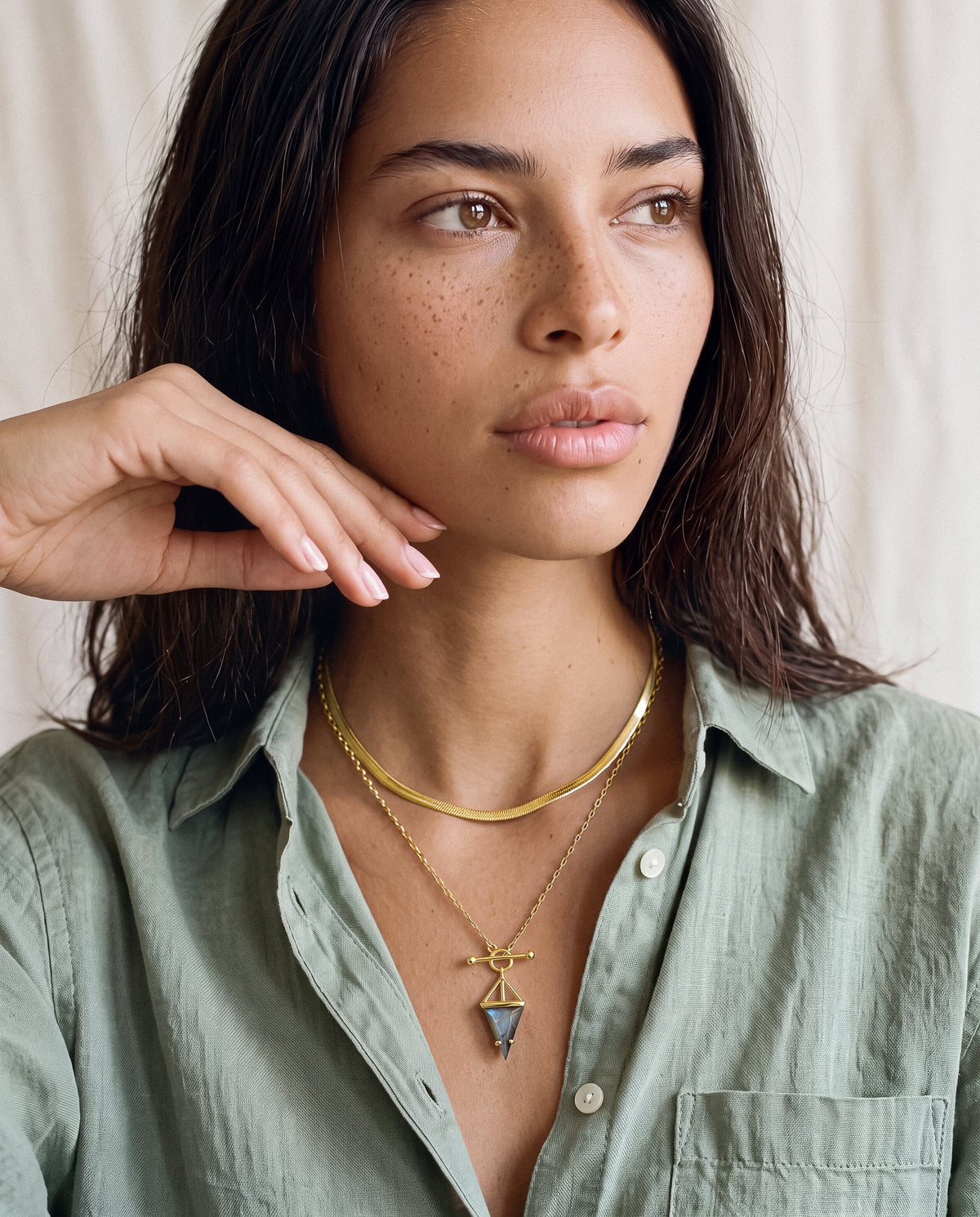 Labradorite Necklace - Heroine