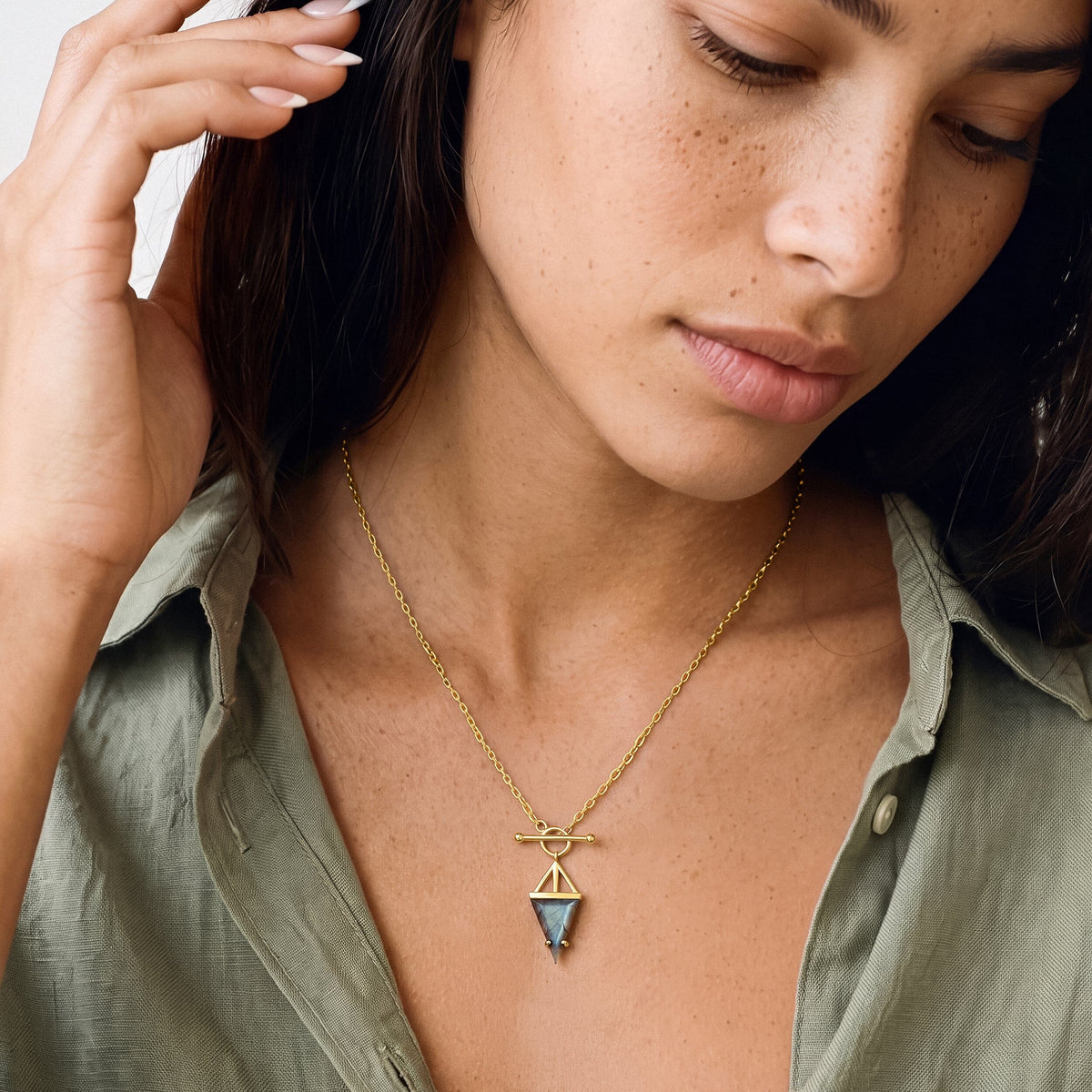 Labradorite Necklace - Heroine