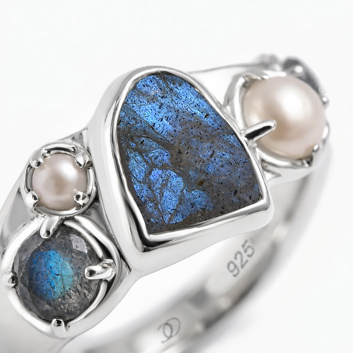 Labradorite Heirloom & Magma Rings