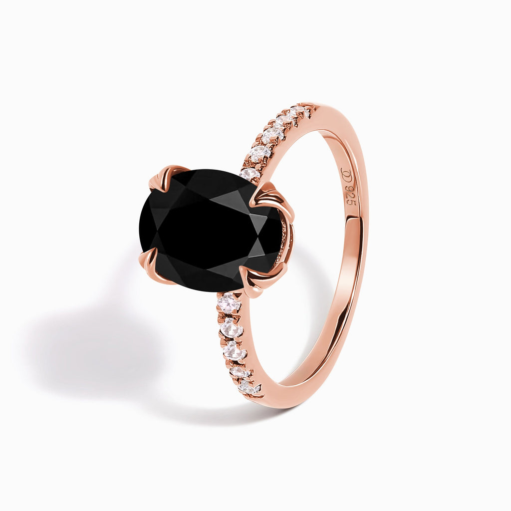 Black Obsidian Ring - Harlow