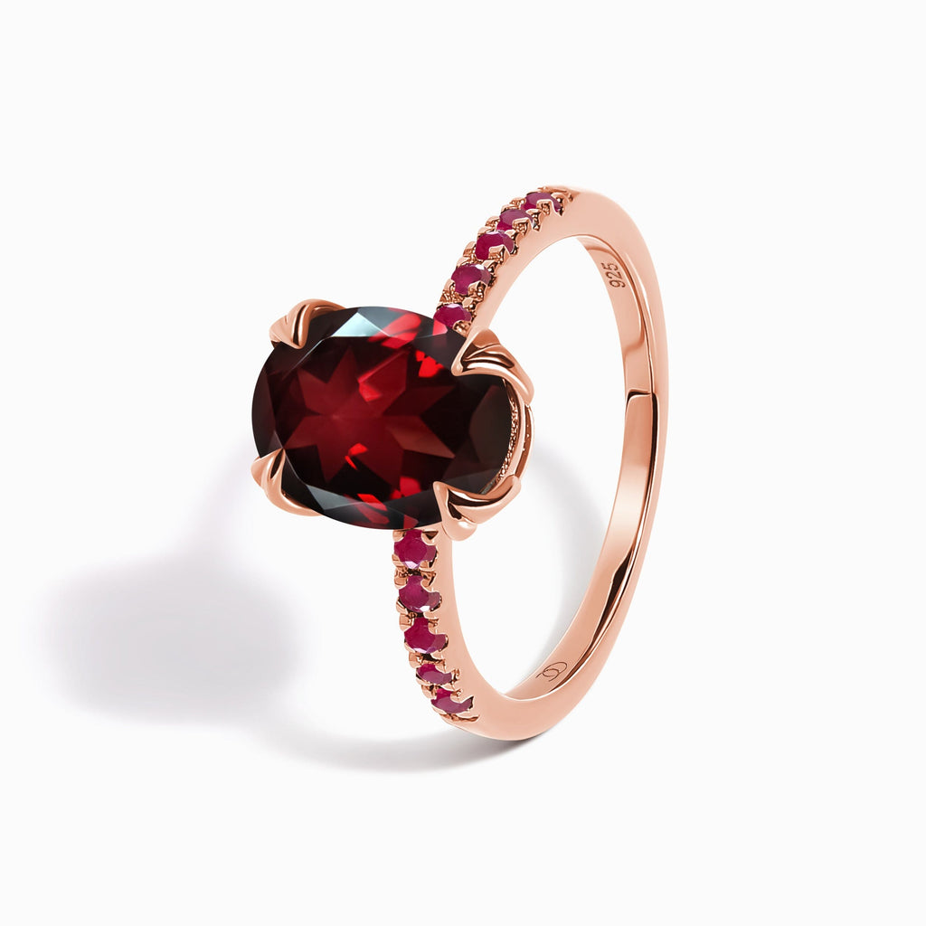 Garnet Ruby Ring - Harlow