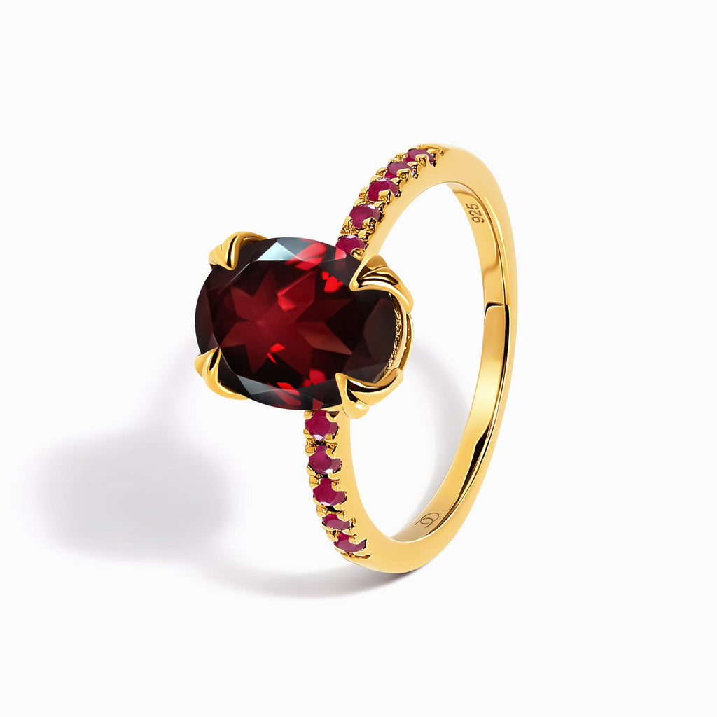 Garnet Ruby Ring - Harlow
