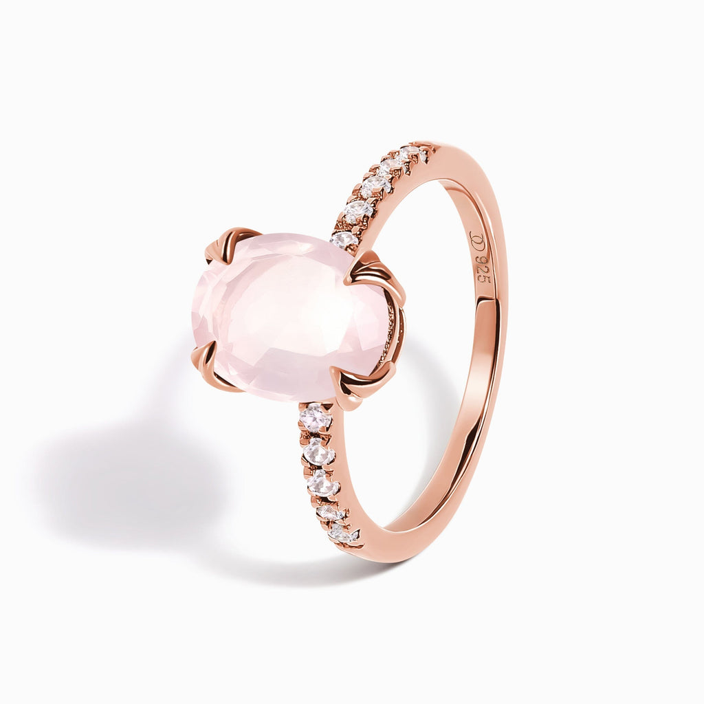Rose Quartz Harlow & Waves Rings
