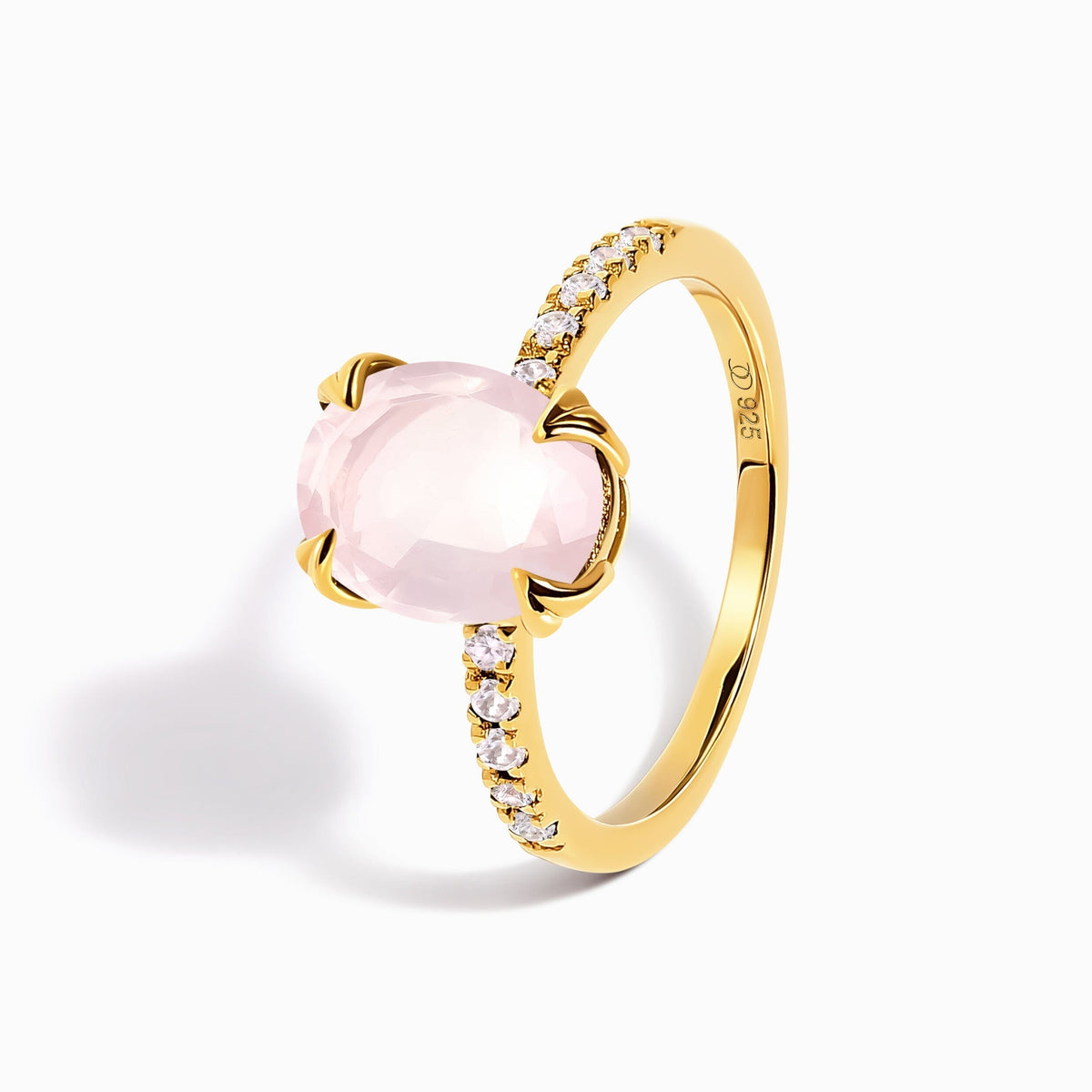 Rose Quartz Ring - Harlow